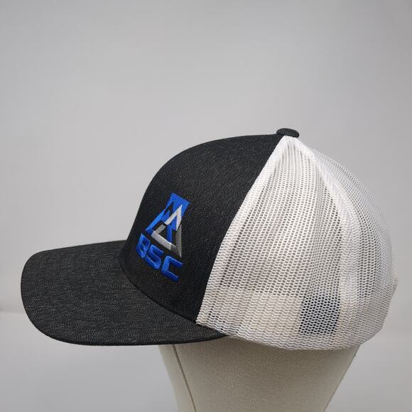 ESC Snapback Trucker Hat Black One Size Adjustable Embroidered Pacific Headwear - Picture 3 of 10